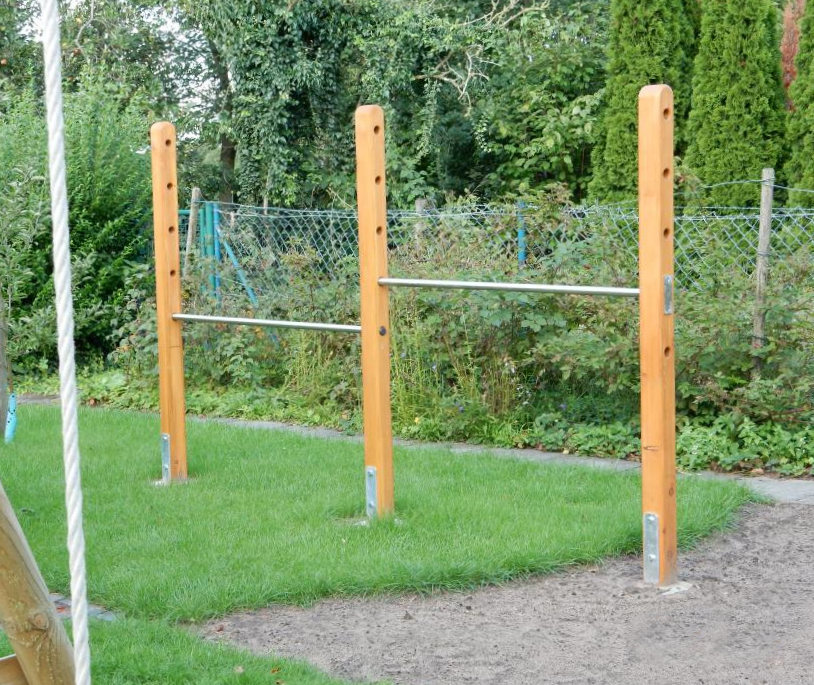 27+ schön Vorrat Turnstange Garten Double Barre De Gymnastique Meleze